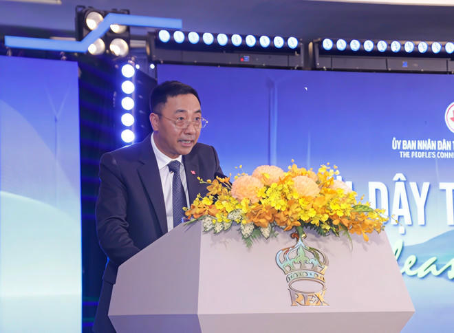 Ông Nguyễn Anh Tuấn, Phó Tổng Giám đốc T&T Group phát biểu tại hội nghị.