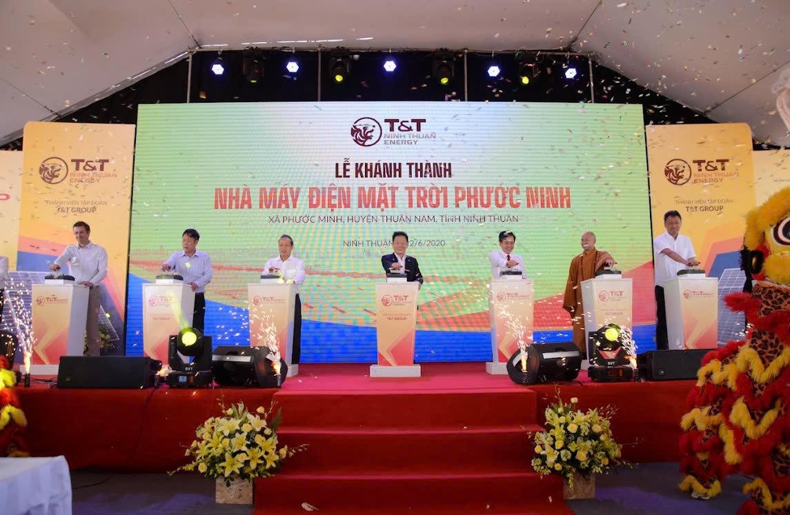 Nhà máy Điện mặt trời Phước Ninh đánh dấu cho bước đi đầu tiên của T&T trong lĩnh vực năng lượng sau 15 năm tích lũy tâm thế và nguồn lực.