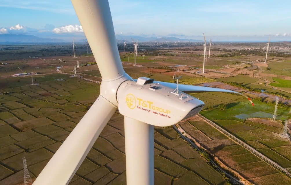 Dự án điện gió Phước Hữu – Duyên Hải 1 của T&T Group.