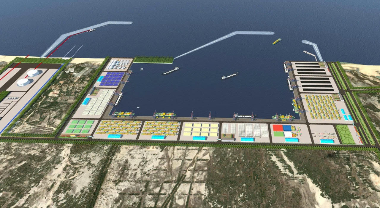Phối cảnh dự án LNG Hải Lăng (Quảng Trị)