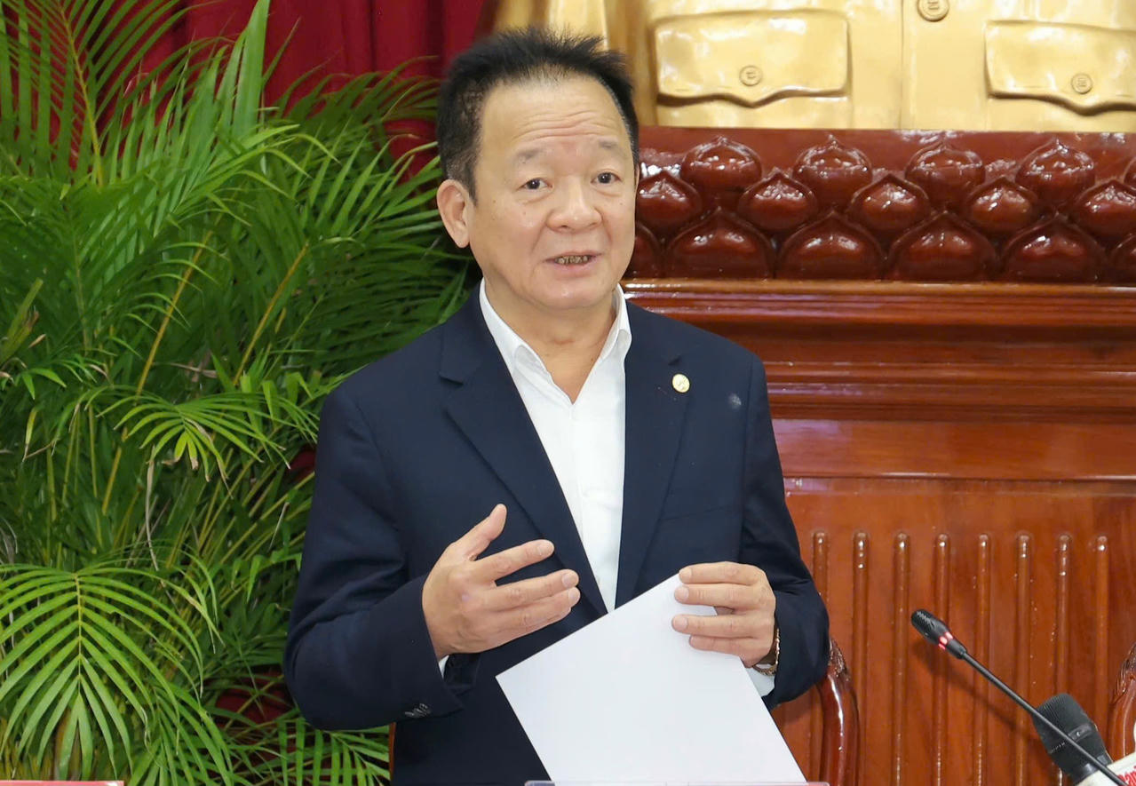 Nhà sáng lập, Chủ tịch điều hành Tập đoàn T&T Group Đỗ Quang Hiển phát biểu tại lễ ký kết