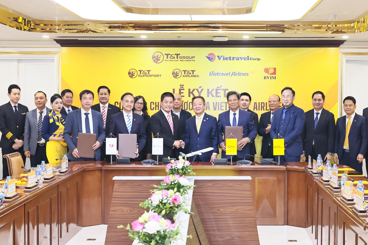Với Vietravel Airlines, cấu trúc logistics “biển – bộ – không” của T&T Group đang dần hình thành rõ nét.