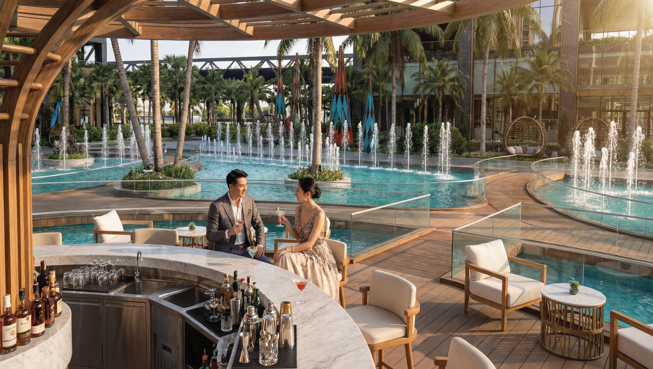 Mô hình “Live - Work - Play” đang trở thành chuẩn sống mới tại các siêu đô thị châu Á.