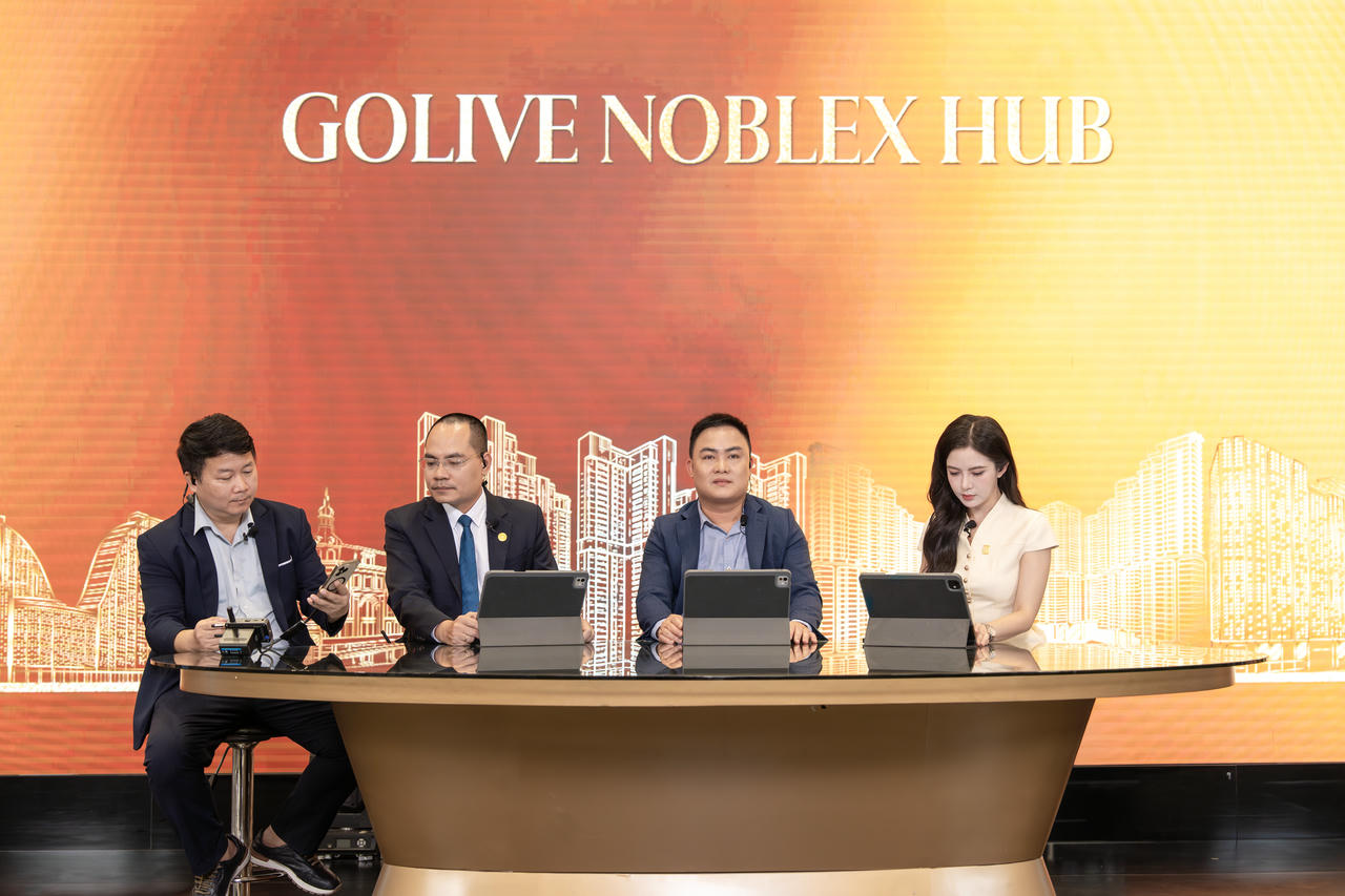 Các chuyên gia đến từ NobleX, ngân hàng Quân đội, ngân hàng Kiên Long trực tiếp minh hoạ quá trình sử dụng và trải nghiệm các tiện ích quan trọng của NobleX Hub trên livestream Go live tối 16/6