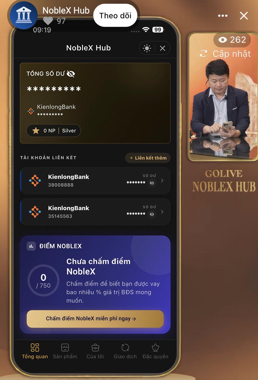 Ông Lương Thành Long - Chuyên gia Công nghệ của NobleX hướng dẫn và chia sẻ chi tiết về quá trình vay vốn trên NobX Hub