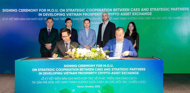 OKX đầu tư vào sàn giao dịch tiền số CAEX của VPBank